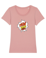 Paw Aaaa Dzing Tricou mânecă scurtă guler larg fitted Damă Expresser
