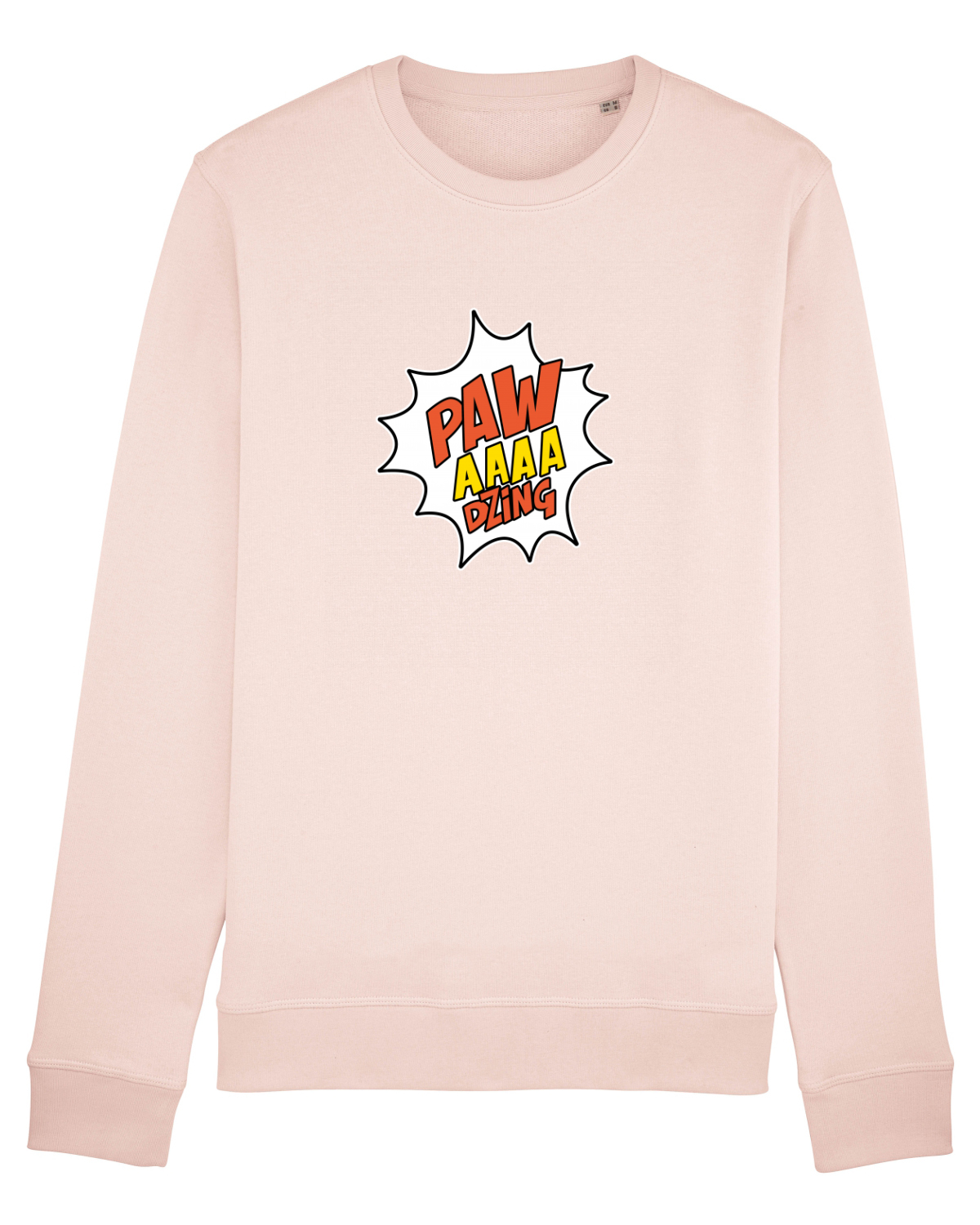 Bluză mânecă lungă Unisex Rise Candy Pink