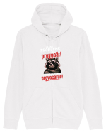 Nu am probleme...am provocări  Hanorac cu fermoar Unisex Connector