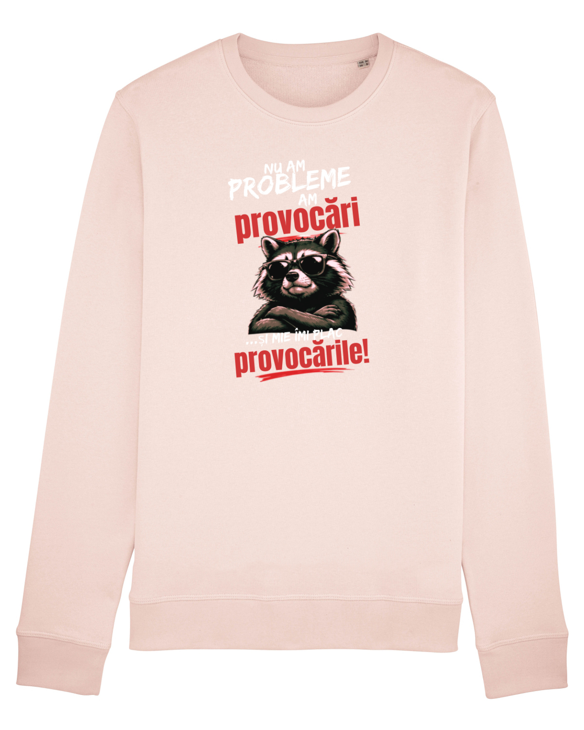 Bluză mânecă lungă Unisex Rise Candy Pink