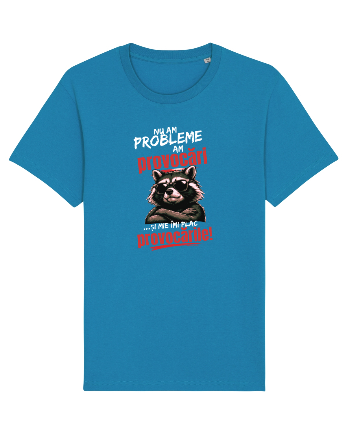 Tricou mânecă scurtă Unisex Rocker Azur