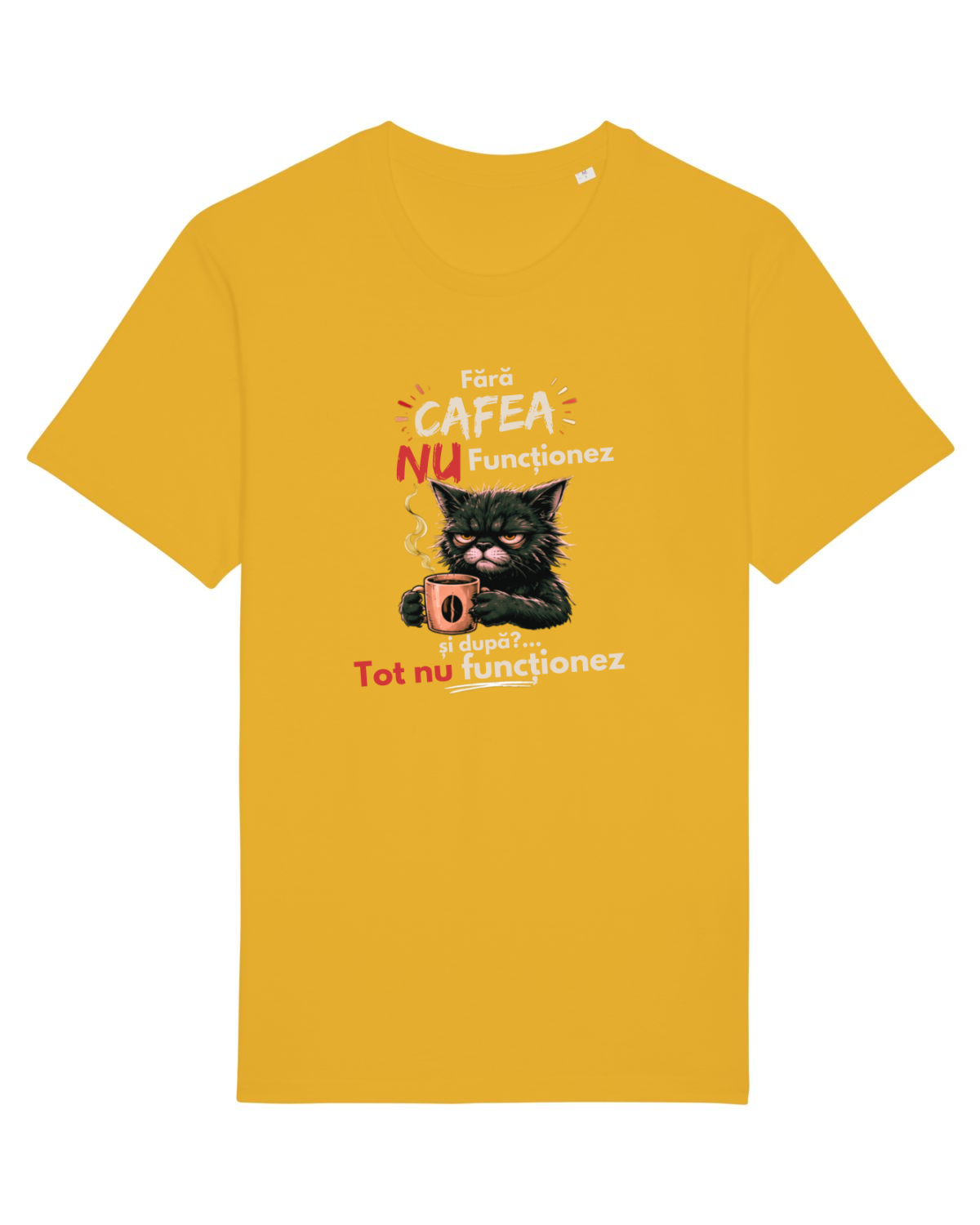 Tricou mânecă scurtă Unisex Rocker Spectra Yellow