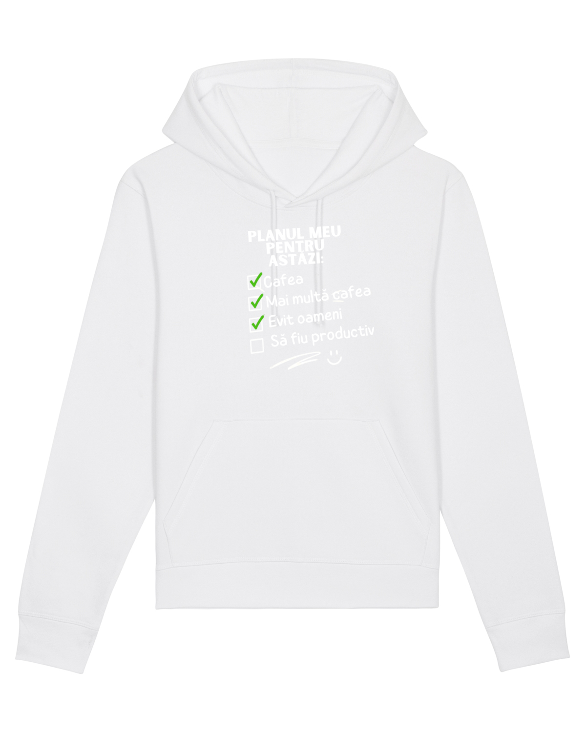 Hanorac Unisex Drummer White