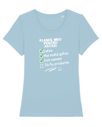 Planul meu pentru azi Sky Blue