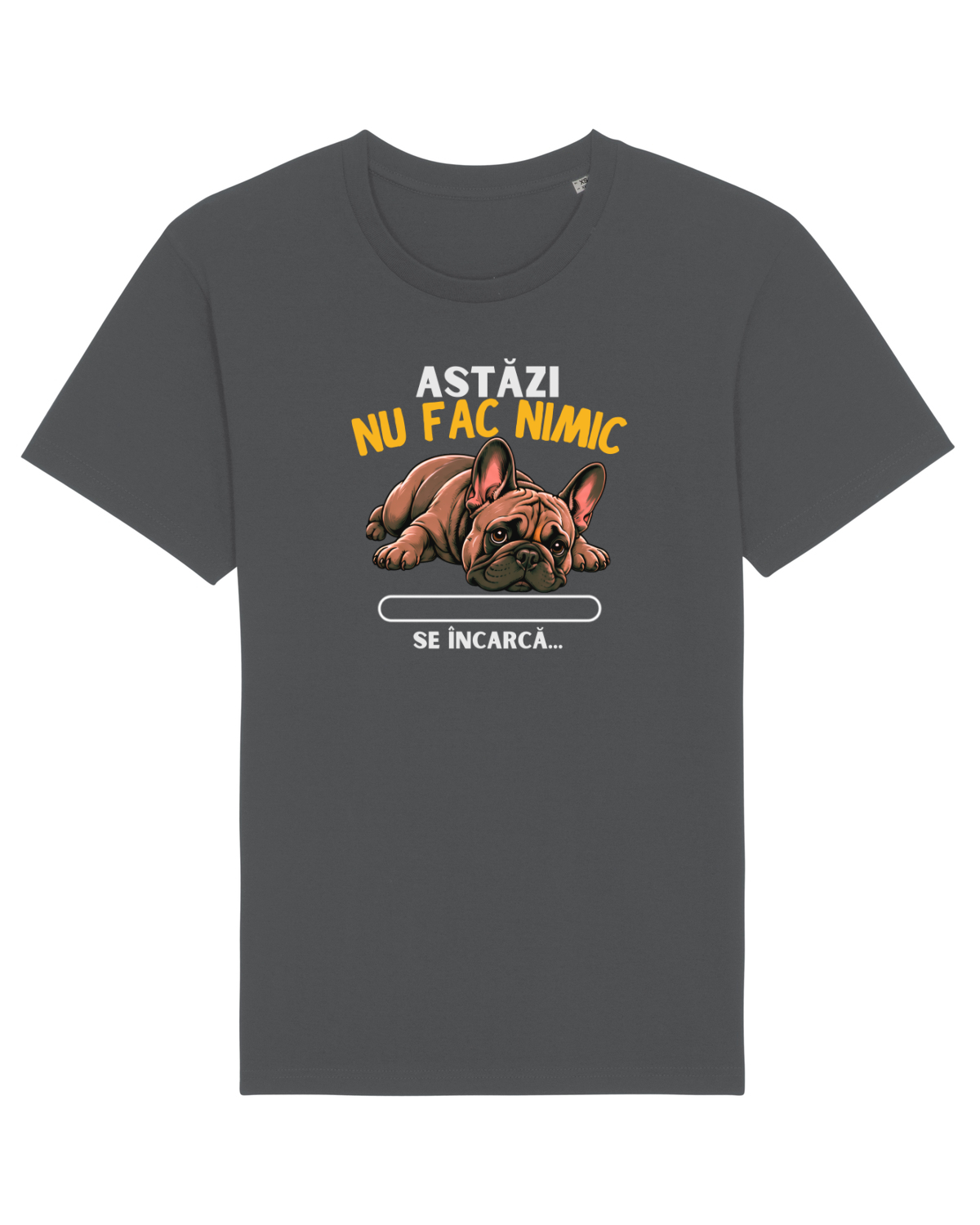 Tricou mânecă scurtă Unisex Rocker Anthracite