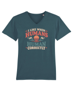 Funny Kindness Compassion Empathy Better Human Humor Tricou mânecă scurtă guler V Bărbat Presenter