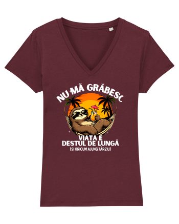 Nu mă grăbesc  Burgundy