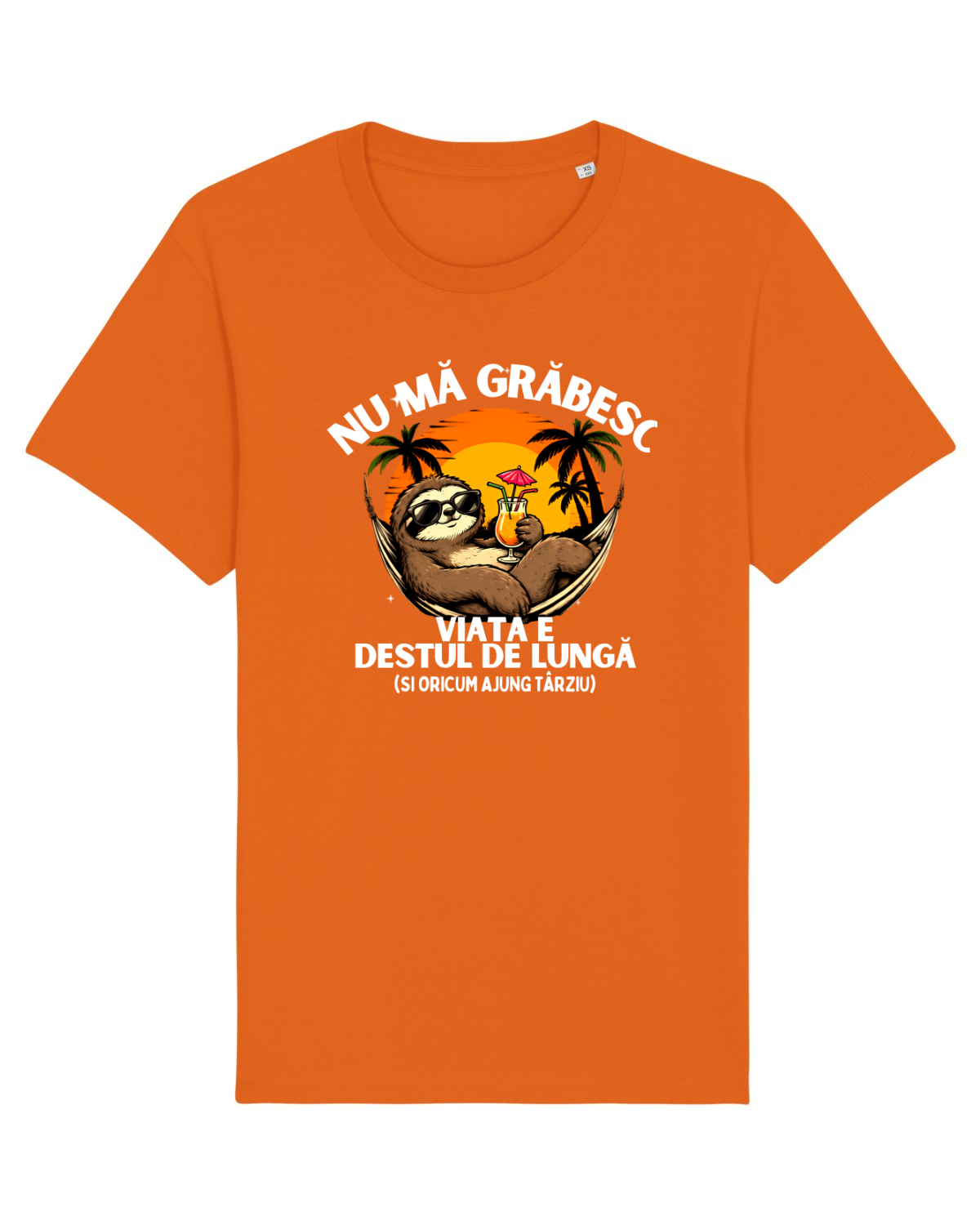 Tricou mânecă scurtă Unisex Rocker Bright Orange