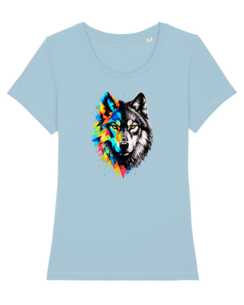 Abstract lup Sky Blue