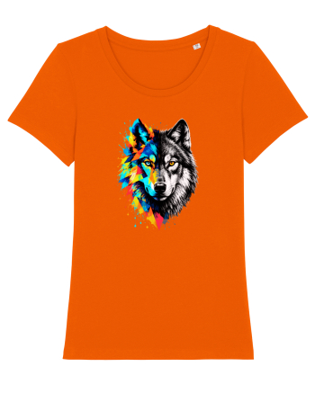 Abstract lup Bright Orange