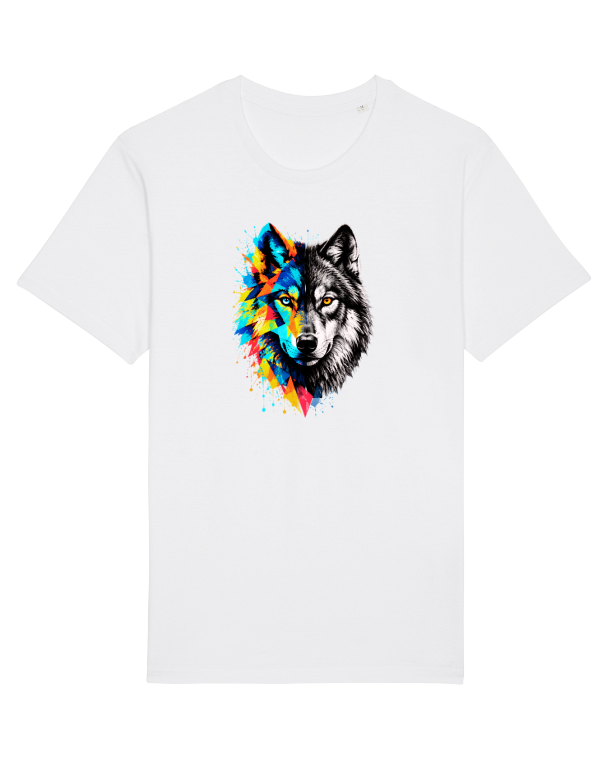 Tricou mânecă scurtă Unisex Rocker White