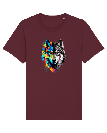 Abstract lup Burgundy