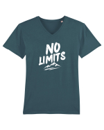 No limits  Tricou mânecă scurtă guler V Bărbat Presenter