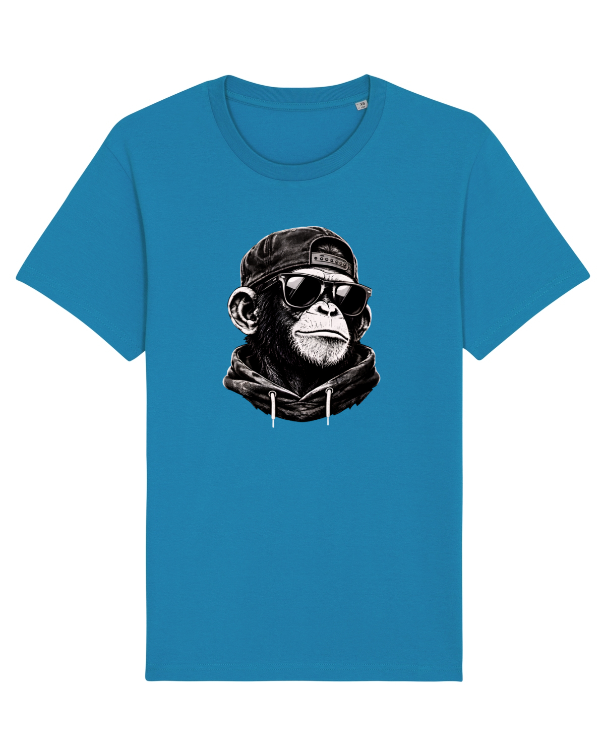 Tricou mânecă scurtă Unisex Rocker Azur