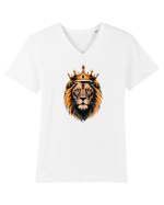 Lion king  Tricou mânecă scurtă guler V Bărbat Presenter