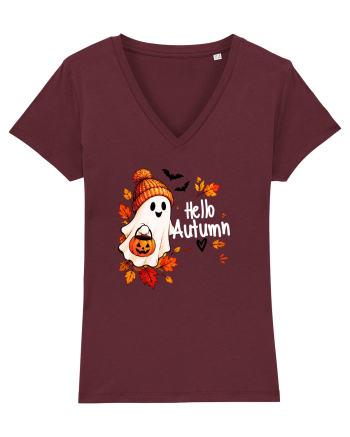 Hello Autumn  Burgundy