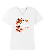 Hello Autumn  Tricou mânecă scurtă guler V Bărbat Presenter