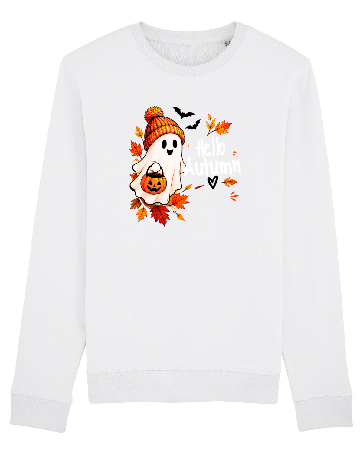 Bluză mânecă lungă Unisex Rise White