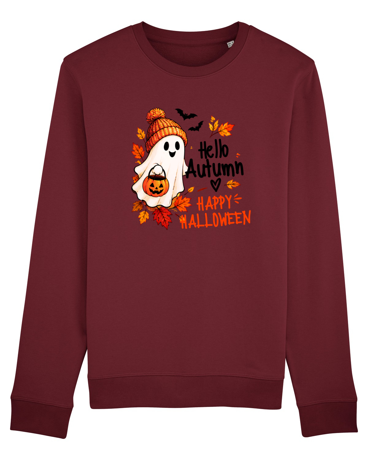 Bluză mânecă lungă Unisex Rise Burgundy