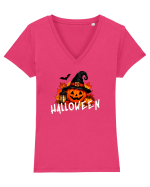 Halloween  Tricou mânecă scurtă guler V Damă Evoker