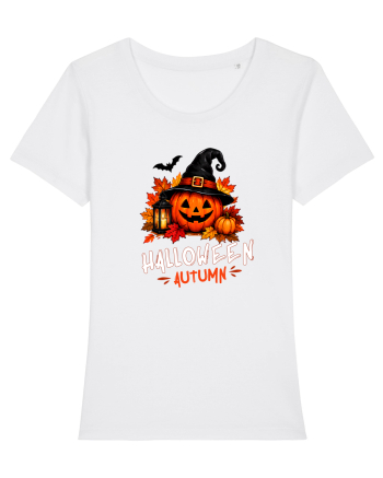Halloween Autumn  White