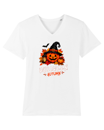 Halloween Autumn  White