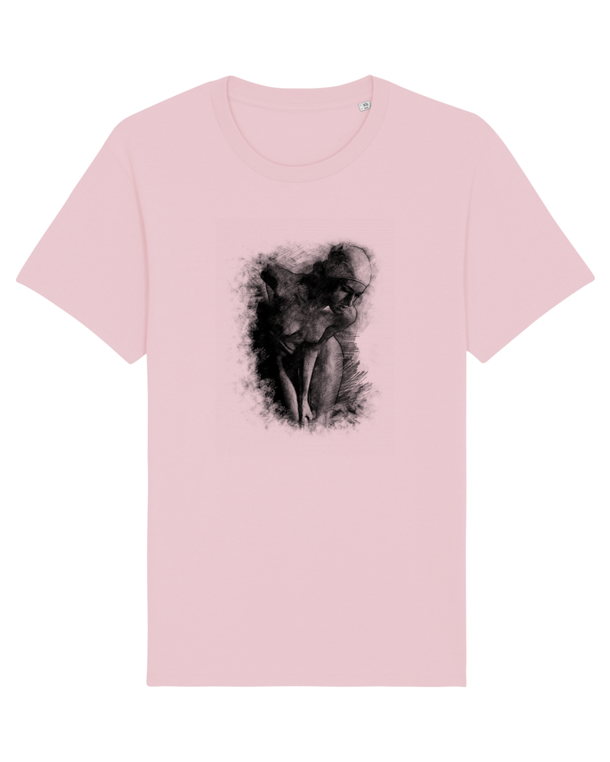 Tricou mânecă scurtă Unisex Rocker Cotton Pink