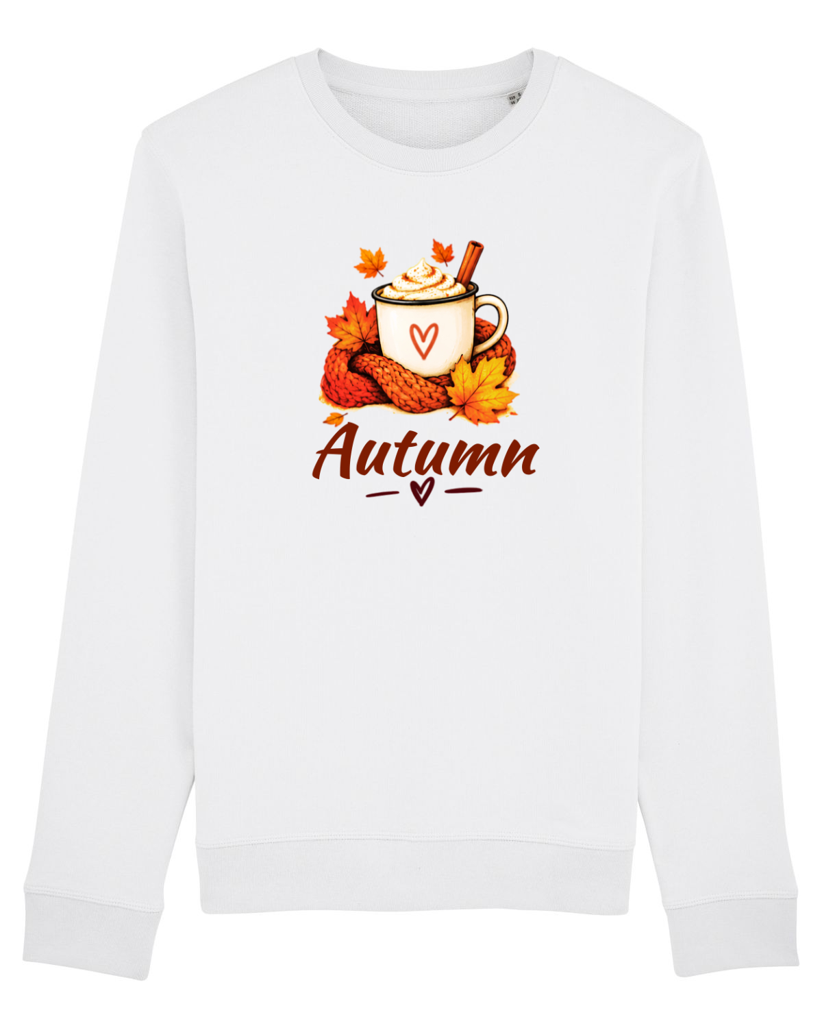 Bluză mânecă lungă Unisex Rise White