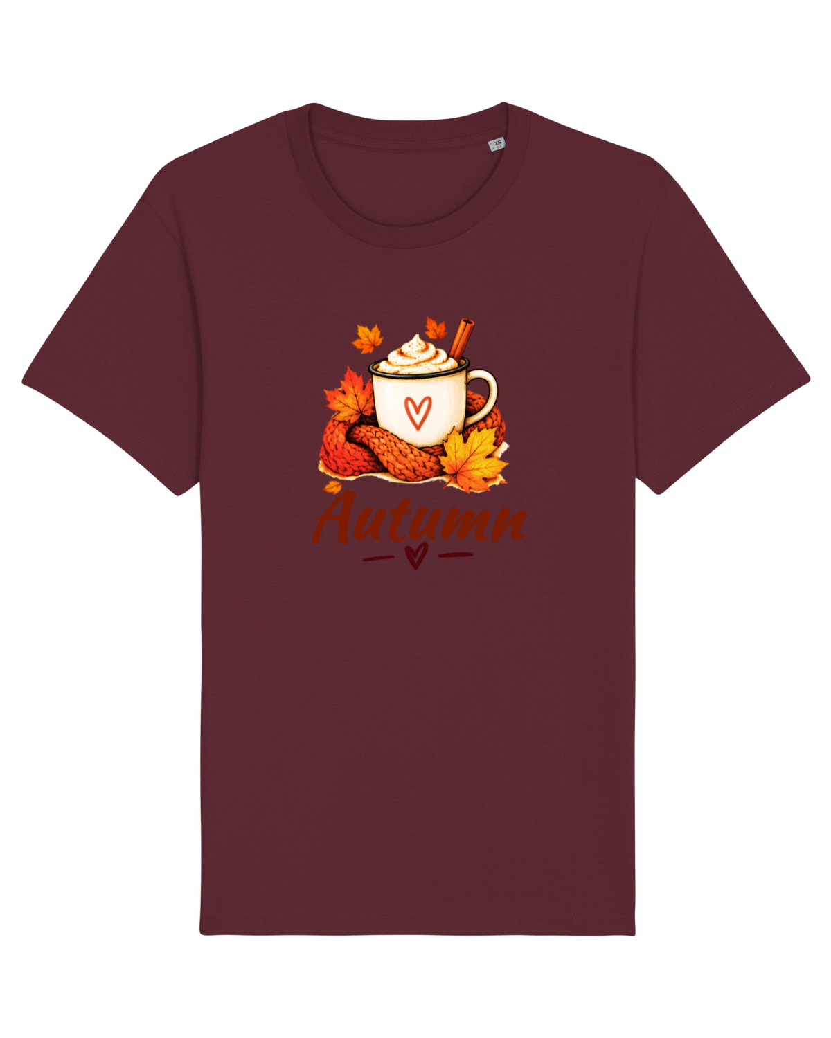 Tricou mânecă scurtă Unisex Rocker Burgundy