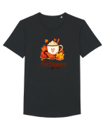 Autumn  Tricou mânecă scurtă guler larg Bărbat Skater