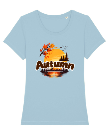 Autumn  Sky Blue