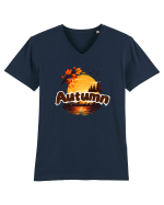 Autumn  Tricou mânecă scurtă guler V Bărbat Presenter