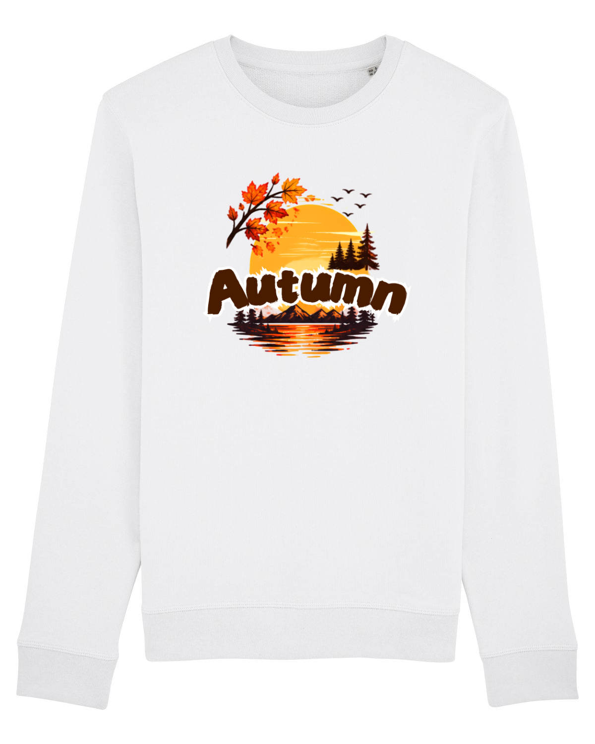 Bluză mânecă lungă Unisex Rise White