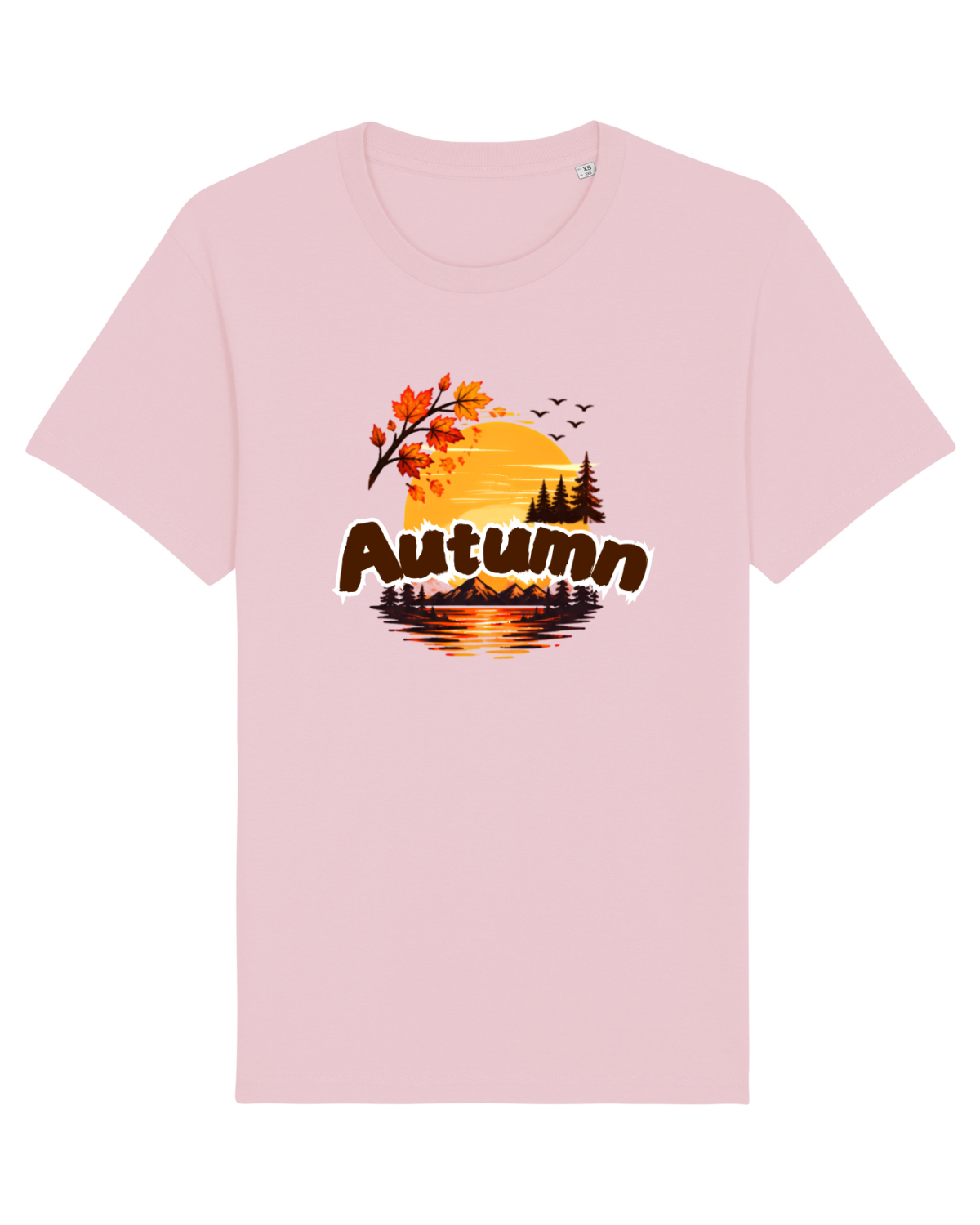 Tricou mânecă scurtă Unisex Rocker Cotton Pink