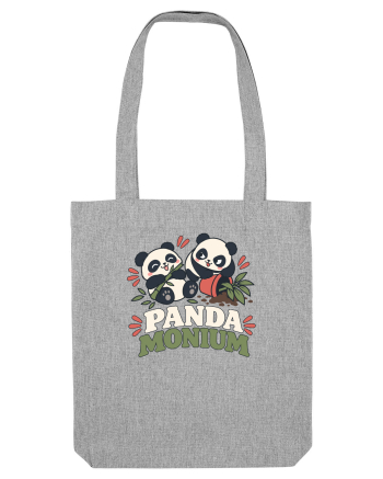 Funny Panda Humor Bamboos Pandas Lover Cute Animal Pun Heather Grey