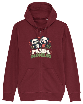 Funny Panda Humor Bamboos Pandas Lover Cute Animal Pun Burgundy