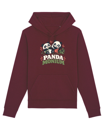 Funny Panda Humor Bamboos Pandas Lover Cute Animal Pun Burgundy