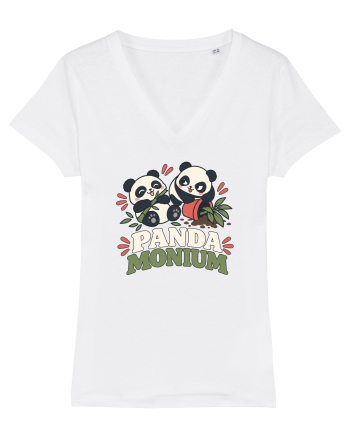 Funny Panda Humor Bamboos Pandas Lover Cute Animal Pun White
