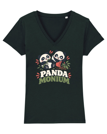 Funny Panda Humor Bamboos Pandas Lover Cute Animal Pun Black