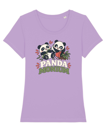 Funny Panda Humor Bamboos Pandas Lover Cute Animal Pun Lavender Dawn