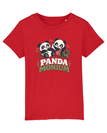 Funny Panda Humor Bamboos Pandas Lover Cute Animal Pun Red