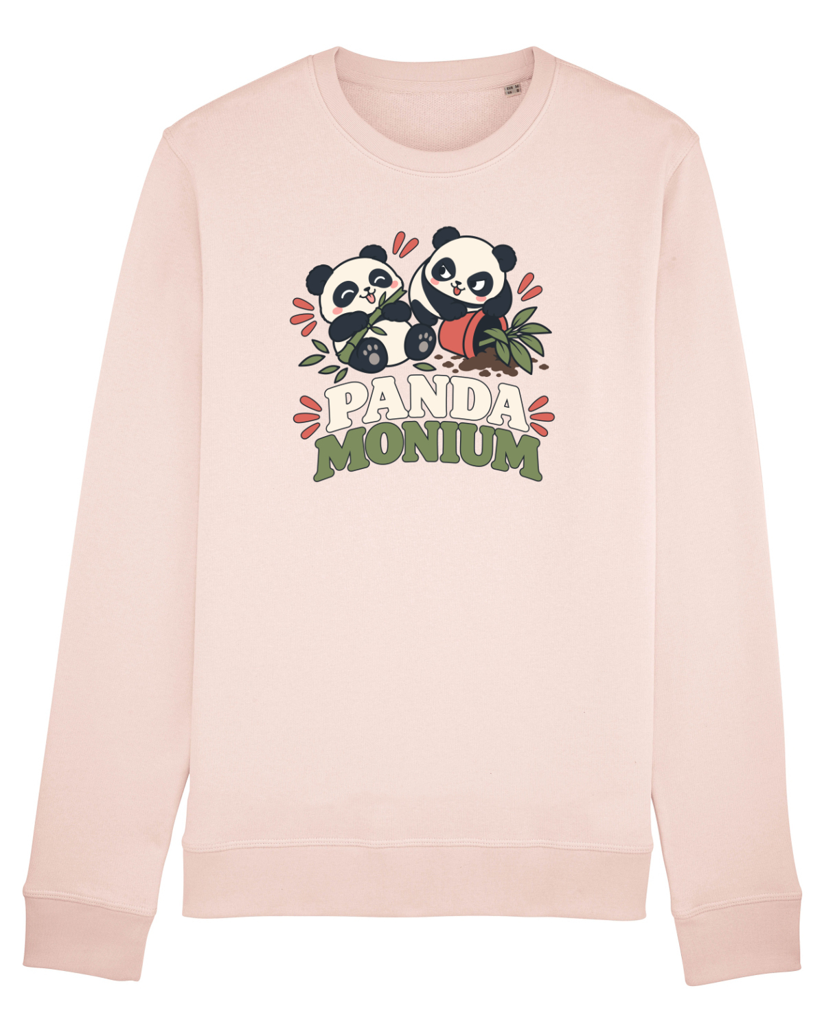 Bluză mânecă lungă Unisex Rise Candy Pink