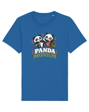 Funny Panda Humor Bamboos Pandas Lover Cute Animal Pun Royal Blue