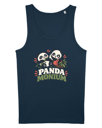 Funny Panda Humor Bamboos Pandas Lover Cute Animal Pun Navy