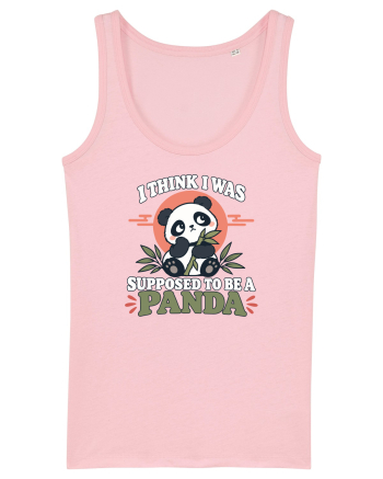 Funny Panda Lover Cute Bamboos Animal Humor Pandas Pun Cotton Pink