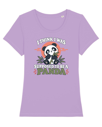 Funny Panda Lover Cute Bamboos Animal Humor Pandas Pun Lavender Dawn