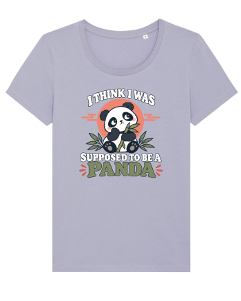 Funny Panda Lover Cute Bamboos Animal Humor Pandas Pun Lavender