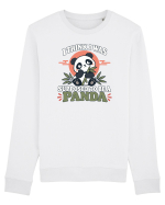 Funny Panda Lover Cute Bamboos Animal Humor Pandas Pun Bluză mânecă lungă Unisex Rise