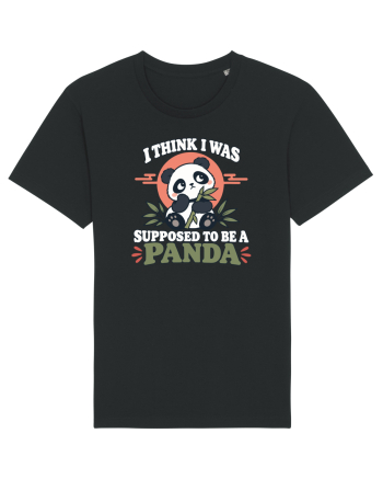 Funny Panda Lover Cute Bamboos Animal Humor Pandas Pun Black