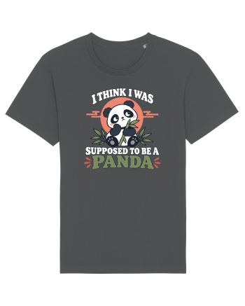 Funny Panda Lover Cute Bamboos Animal Humor Pandas Pun Anthracite